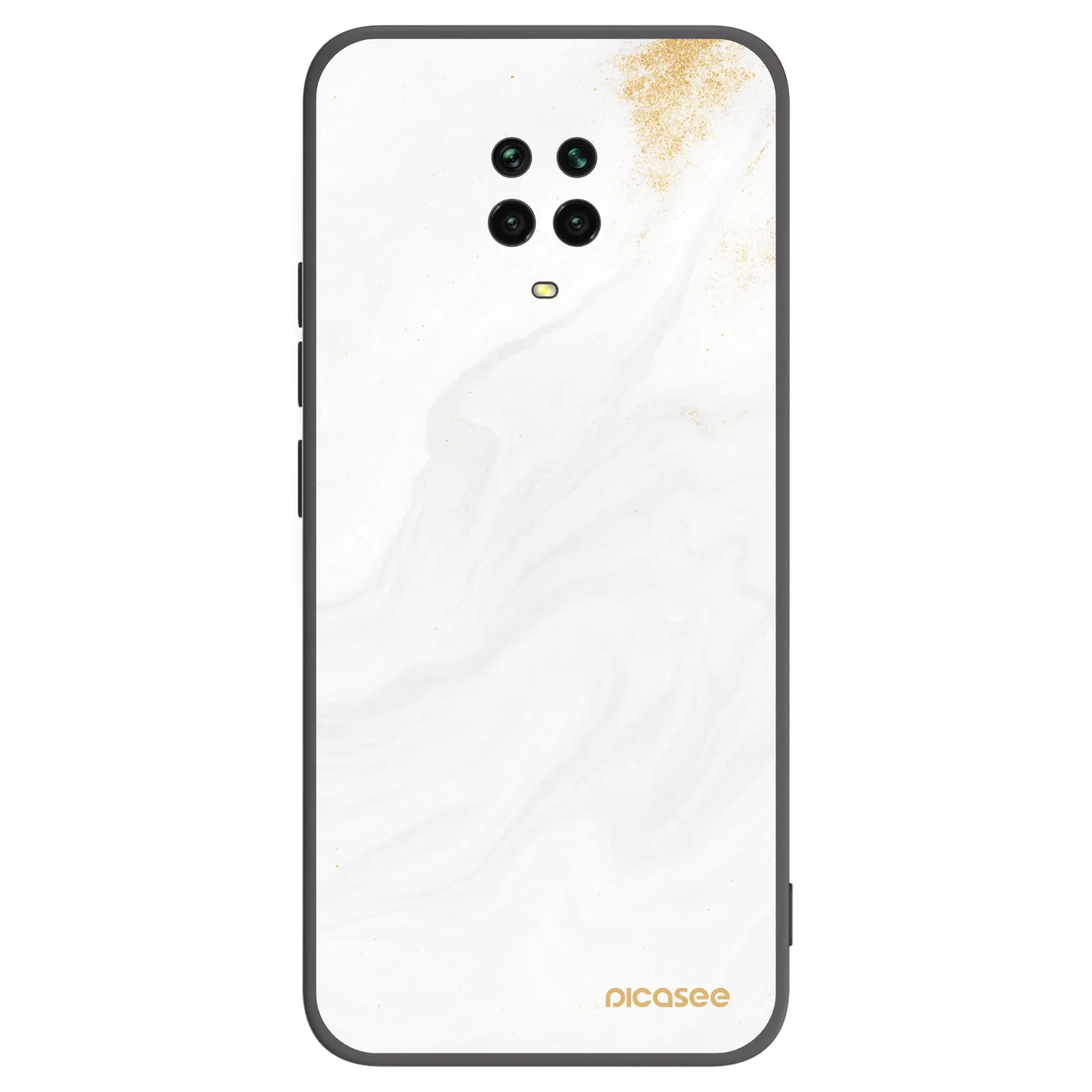 Picasee husă neagră din silicon pentru Xiaomi Redmi Note 9 Pro - White