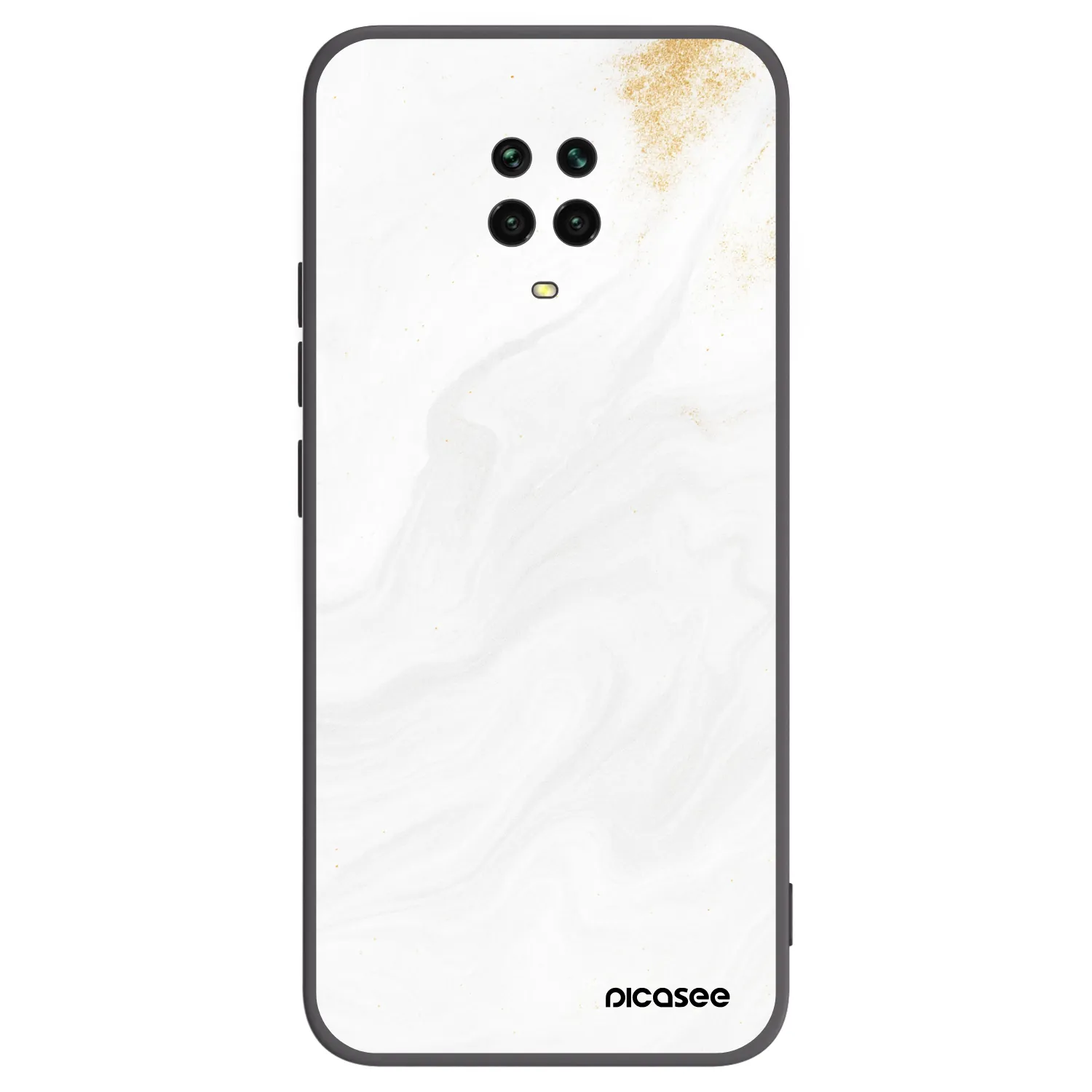 Picasee husă neagră din silicon pentru Xiaomi Redmi Note 9S - White