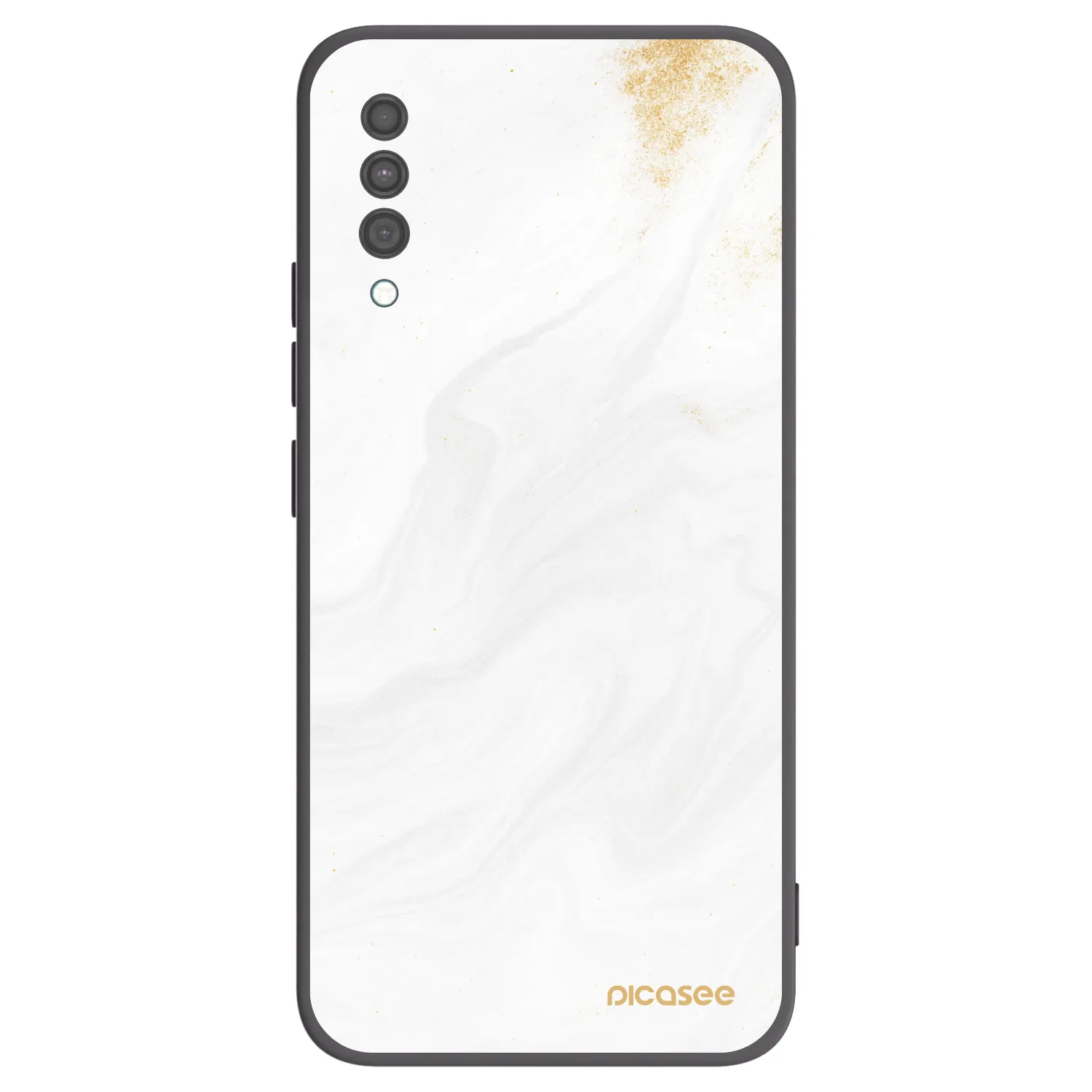 Picasee husă neagră din silicon pentru Samsung Galaxy A30s A307F - White