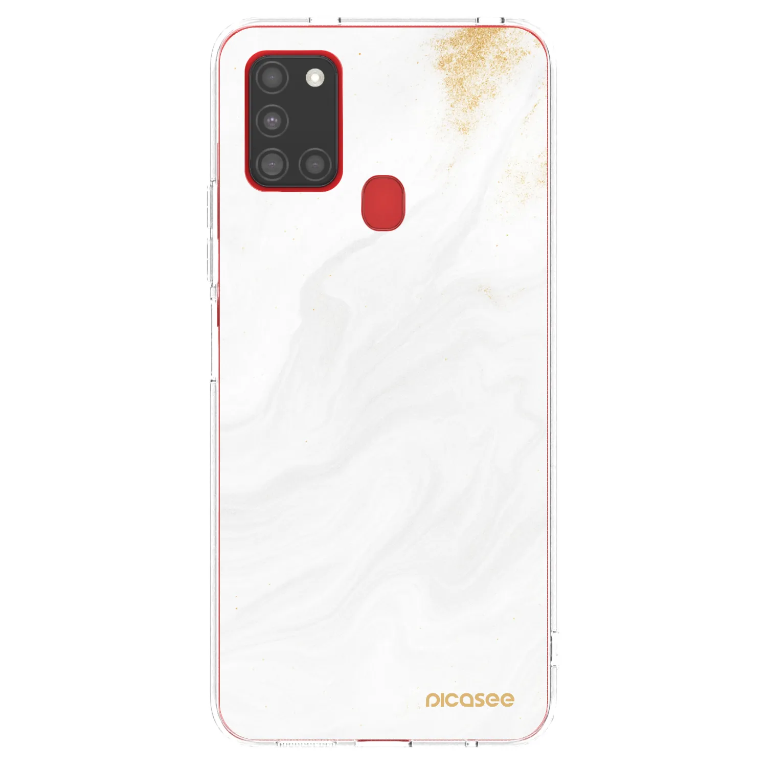 Picasee husă transparentă din silicon pentru Samsung Galaxy A21s - White
