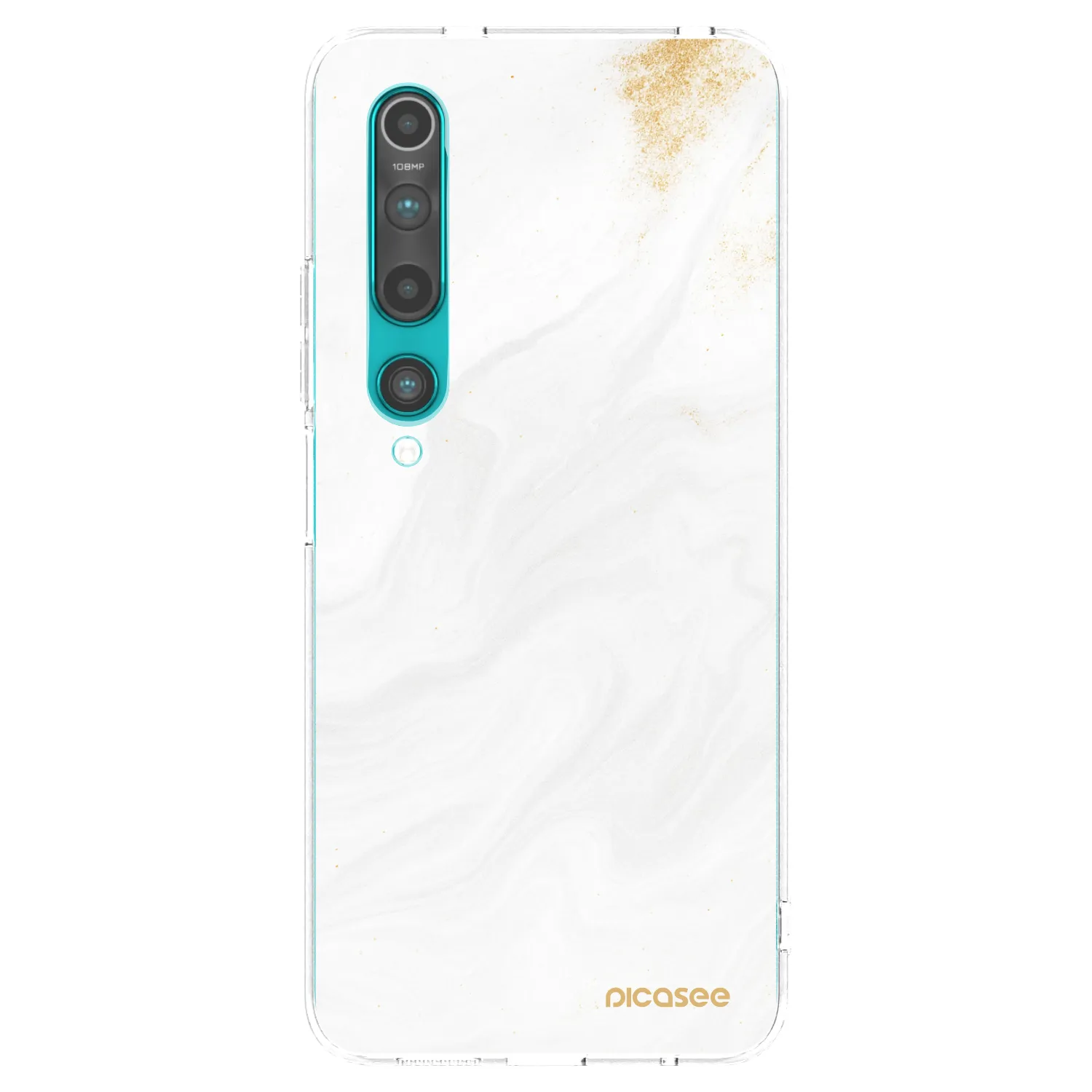 Picasee husă transparentă din silicon pentru Xiaomi Mi 10 - White