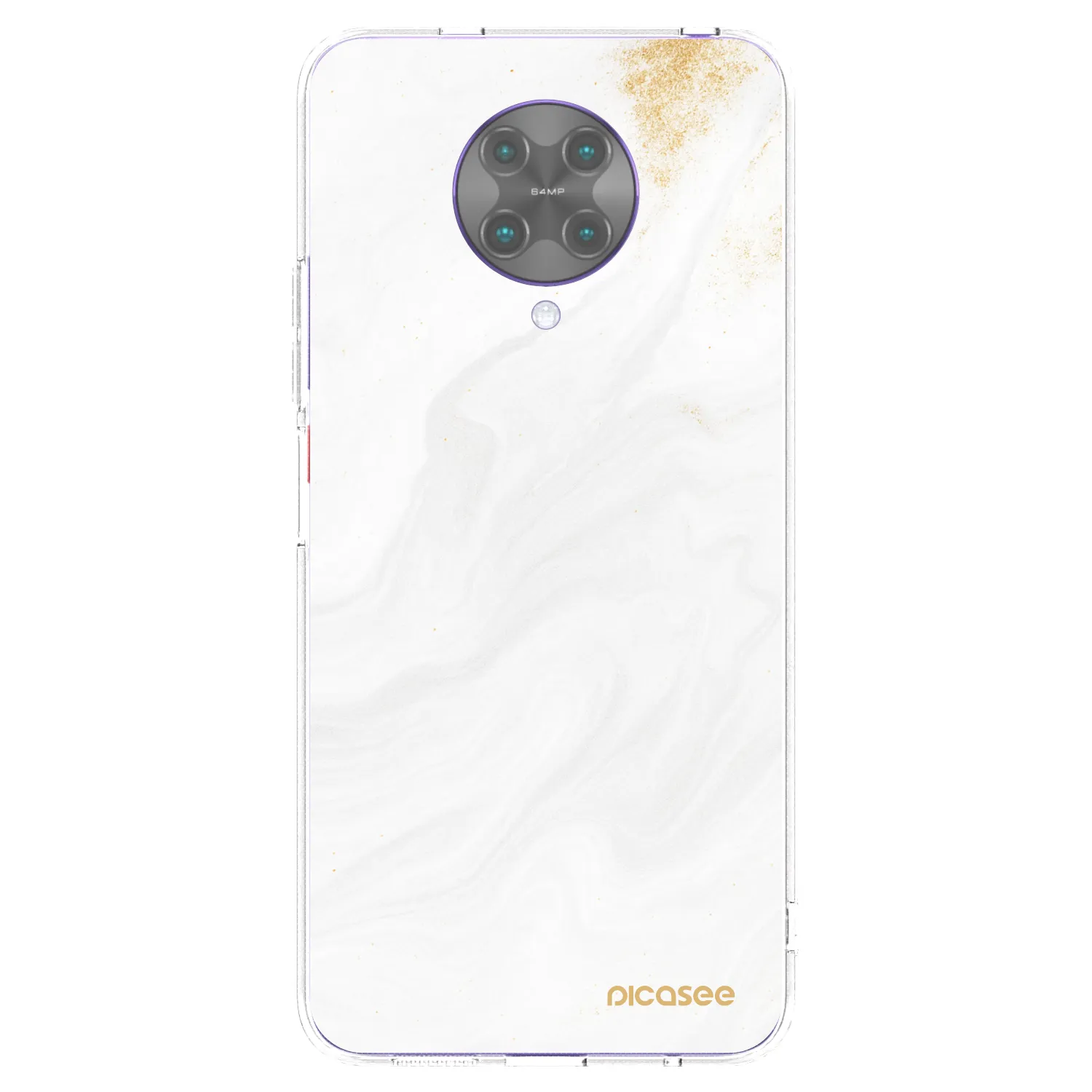 Picasee husă transparentă din silicon pentru Xiaomi Poco F2 Pro - White