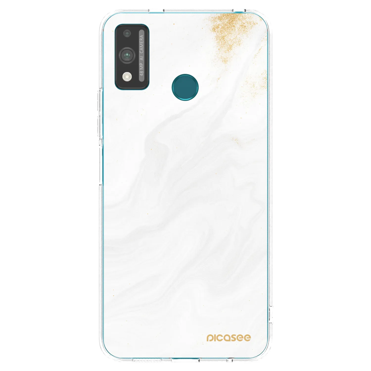 Picasee husă transparentă din silicon pentru Honor 9X Lite - White