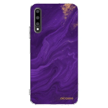 Picasee husă transparentă din silicon pentru Honor 9X Pro - Purple