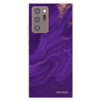 Picasee husă transparentă din silicon pentru Samsung Galaxy Note 20 Ultra - Purple