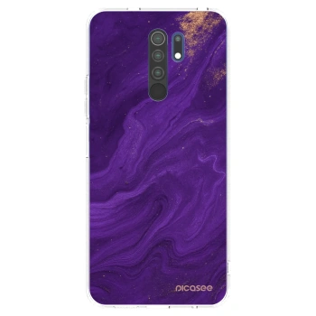 Picasee husă transparentă din silicon pentru Xiaomi Redmi 9 - Purple