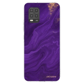 Picasee husă transparentă din silicon pentru Xiaomi Mi 10 Lite - Purple