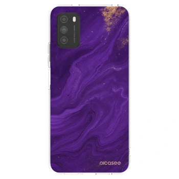 Picasee husă transparentă din silicon pentru Xiaomi Poco M3 - Purple