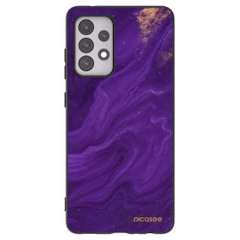 Picasee husă neagră din silicon pentru Samsung Galaxy A52 5G A525F - Purple