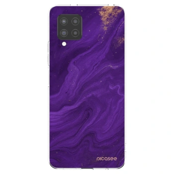 Picasee husă transparentă din silicon pentru Samsung Galaxy A42 A426B - Purple