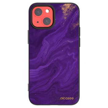 Picasee husă neagră din silicon pentru Apple iPhone 13 mini - Purple