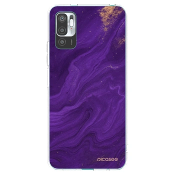 Picasee husă transparentă din silicon pentru Xiaomi Redmi Note 10 5G - Purple