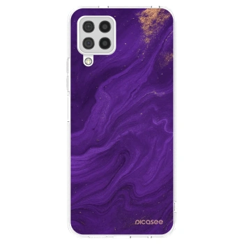 Picasee husă transparentă din silicon pentru Samsung Galaxy A22 A225F 4G - Purple