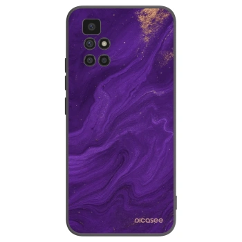 Picasee husă neagră din silicon pentru Xiaomi Redmi 10 - Purple