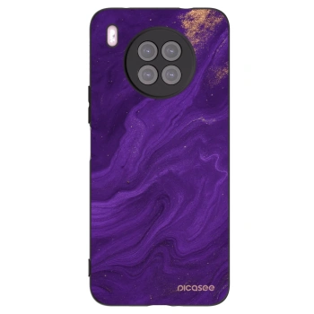 Picasee husă neagră din silicon pentru Huawei Nova 8i - Purple
