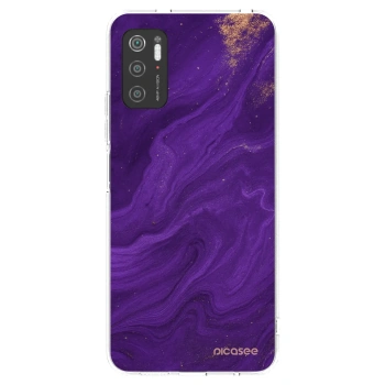 Picasee husă transparentă din silicon pentru Xiaomi Poco M3 Pro 5G - Purple