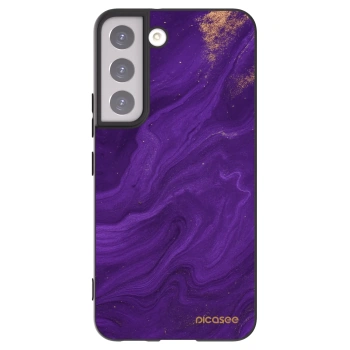 Picasee husă neagră din silicon pentru Samsung Galaxy S22 5G - Purple