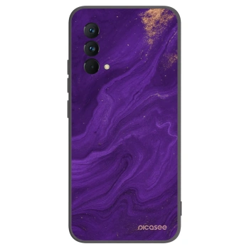 Picasee husă neagră din silicon pentru Realme GT Master Edition 5G - Purple