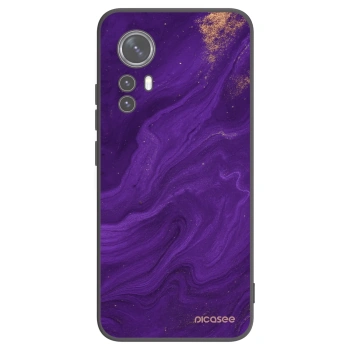 Picasee husă neagră din silicon pentru Xiaomi 12 - Purple