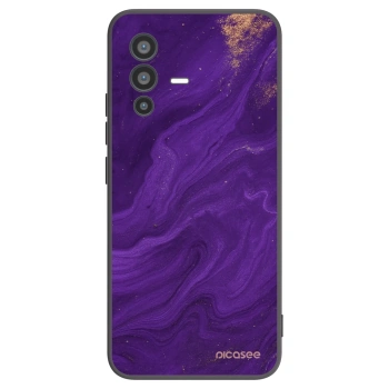 Picasee husă neagră din silicon pentru Vivo V23 5G - Purple