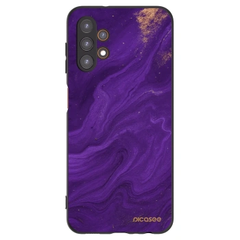 Picasee husă neagră din silicon pentru Samsung Galaxy A13 4G A135 - Purple