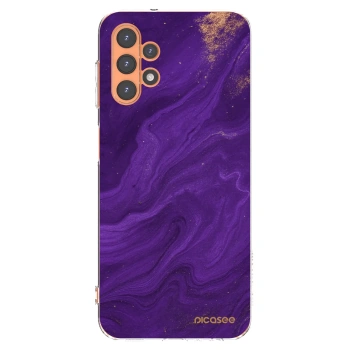 Picasee husă transparentă din silicon pentru Samsung Galaxy A13 4G A135 - Purple