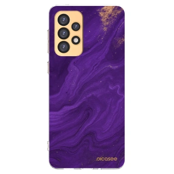 Picasee husă transparentă din silicon pentru Samsung Galaxy A33 5G A336 - Purple