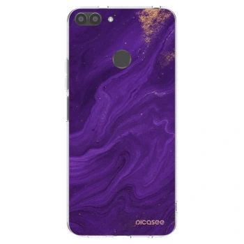 Picasee husă transparentă din silicon pentru Huawei P Smart - Purple