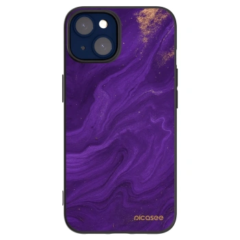 Picasee husă neagră din silicon pentru Apple iPhone 14 - Purple