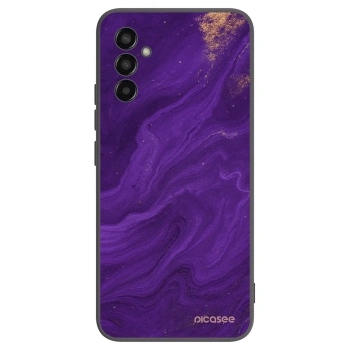 Picasee husă neagră din silicon pentru Samsung Galaxy M13 M135F - Purple