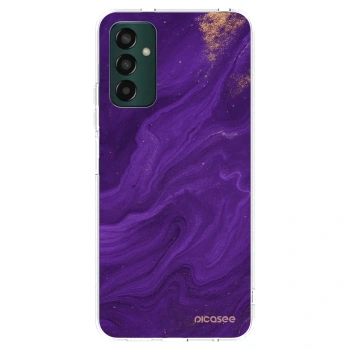 Picasee husă transparentă din silicon pentru Samsung Galaxy M13 M135F - Purple