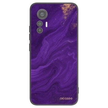 Picasee husă neagră din silicon pentru Xiaomi 12 Lite - Purple