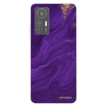 Picasee husă transparentă din silicon pentru Xiaomi 12 Lite - Purple