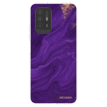 Picasee husă transparentă din silicon pentru OPPO A94 5G - Purple