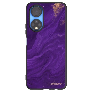 Picasee husă neagră din silicon pentru Honor X7 - Purple