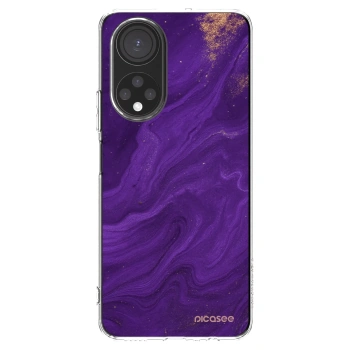Picasee husă transparentă din silicon pentru Honor X7 - Purple