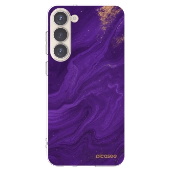 Picasee husă transparentă din silicon pentru Samsung Galaxy S23+ 5G - Purple