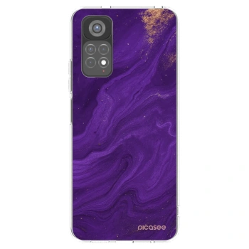 Picasee husă transparentă din silicon pentru Xiaomi Redmi Note 11S 5G - Purple