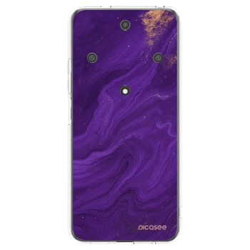 Picasee husă transparentă din silicon pentru Honor Magic5 Lite 5G - Purple