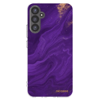Picasee husă transparentă din silicon pentru Samsung Galaxy A34 5G A346B - Purple