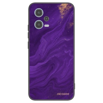 Picasee husă neagră din silicon pentru Xiaomi Redmi Note 12 5G - Purple