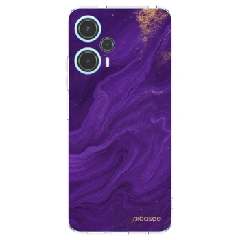 Picasee husă transparentă din silicon pentru Xiaomi Poco F5 - Purple