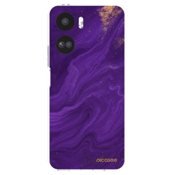 Picasee husă transparentă din silicon pentru Honor 90 Lite 5G - Purple