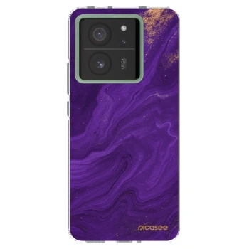 Picasee husă transparentă din silicon pentru Xiaomi 13T - Purple