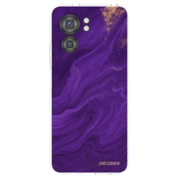 Picasee husă transparentă din silicon pentru Motorola Edge 40 - Purple
