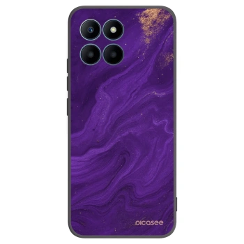 Picasee husă neagră din silicon pentru Honor 70 Lite - Purple