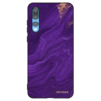 Picasee husă neagră din silicon pentru Huawei P20 Pro - Purple