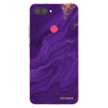 Picasee husă transparentă din silicon pentru Xiaomi Mi 8 Lite - Purple