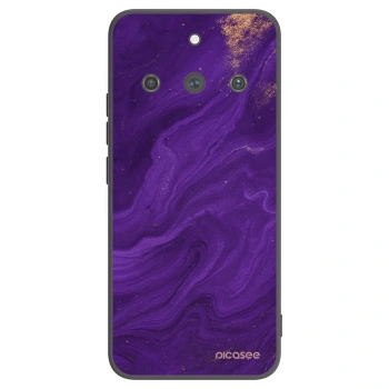 Picasee husă neagră din silicon pentru Realme 11 Pro+ - Purple