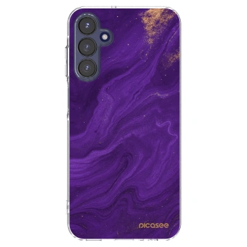 Picasee husă transparentă din silicon pentru Samsung Galaxy A15 A155F 4G - Purple